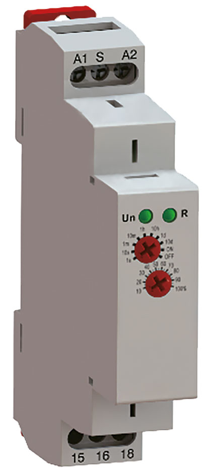 Relais temporisé rail DIN multifonction tension 12 à 240 V TMD50U