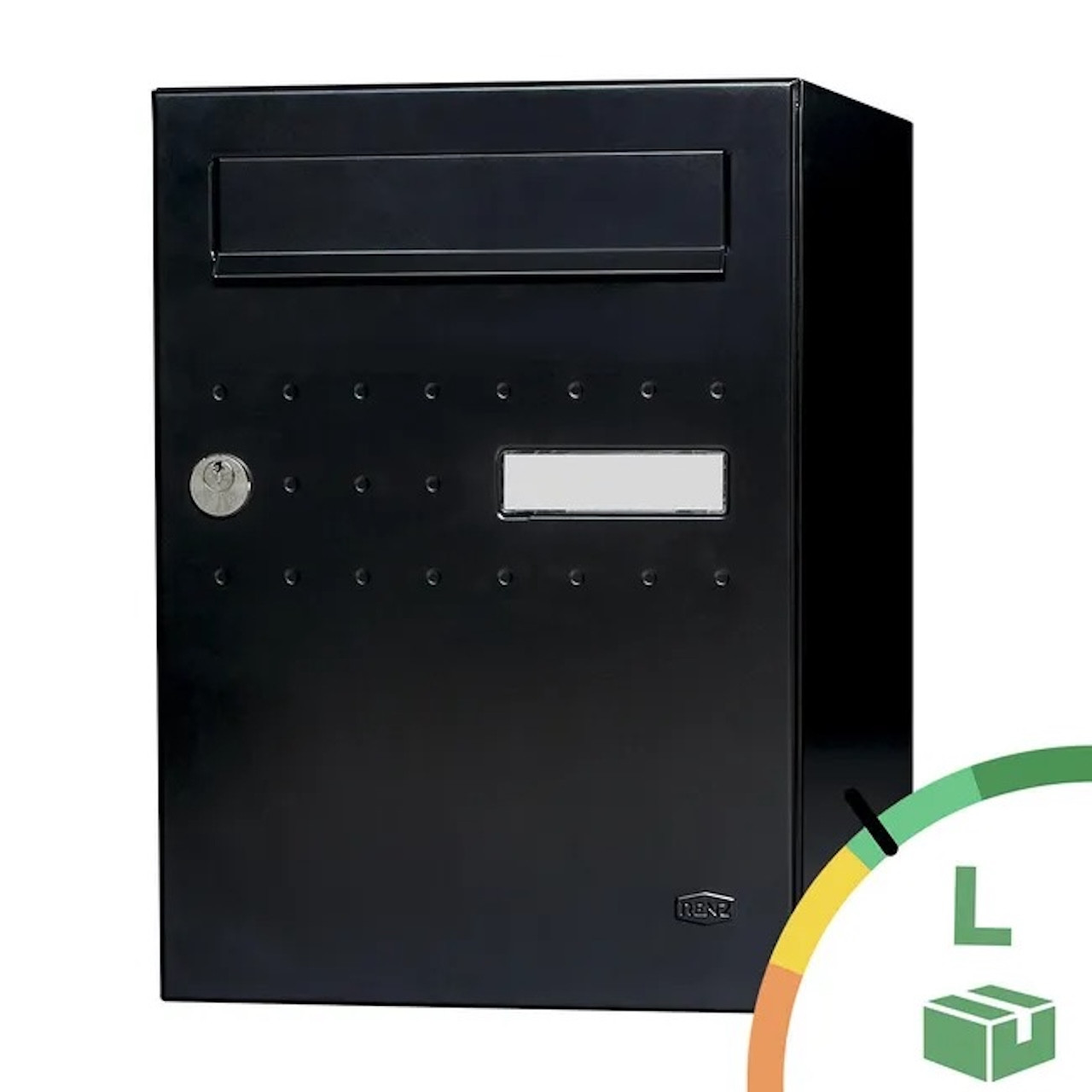 Boîte à colis - Eclipse noir mat - 1 porte