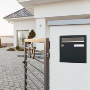 Boîte aux lettres - 1 porte extérieur - Allure - acier anthracite mat