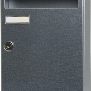 Boîte aux lettres compacte 1 porte extérieur - Saphir - acier gris