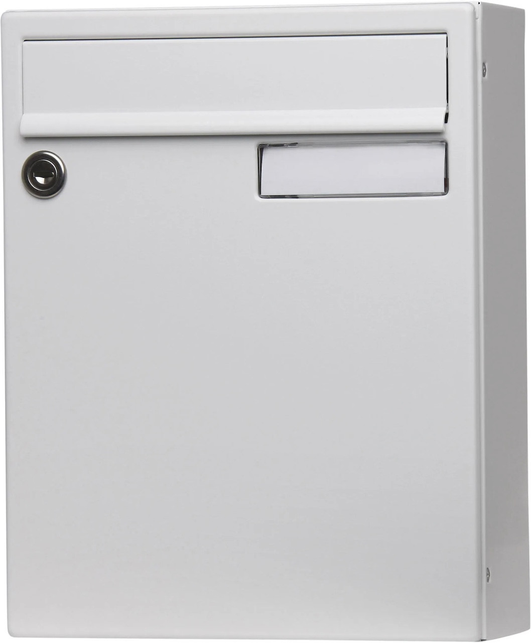 Boîte aux lettres non normalisée 1 porte extérieur - Saphir - acier blanc