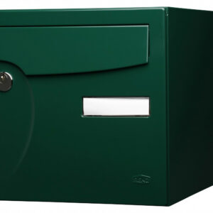 Boîte aux lettres normalisée 2 portes extérieur RENZ acier vert brillant