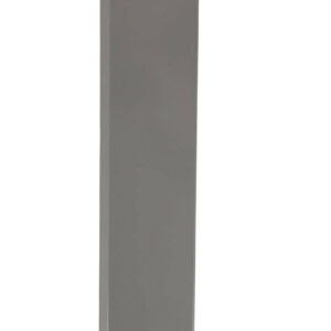 Entrée de courrier - acier gris - largeur 37 cm