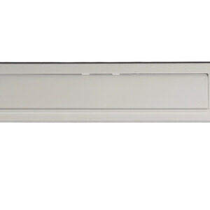 Entrée de courrier - PVC blanc - largeur 34 cm