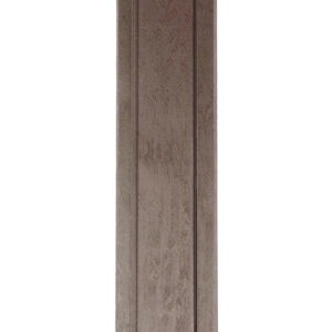 Entrée de courrier - PVC brun - largeur 34 cm
