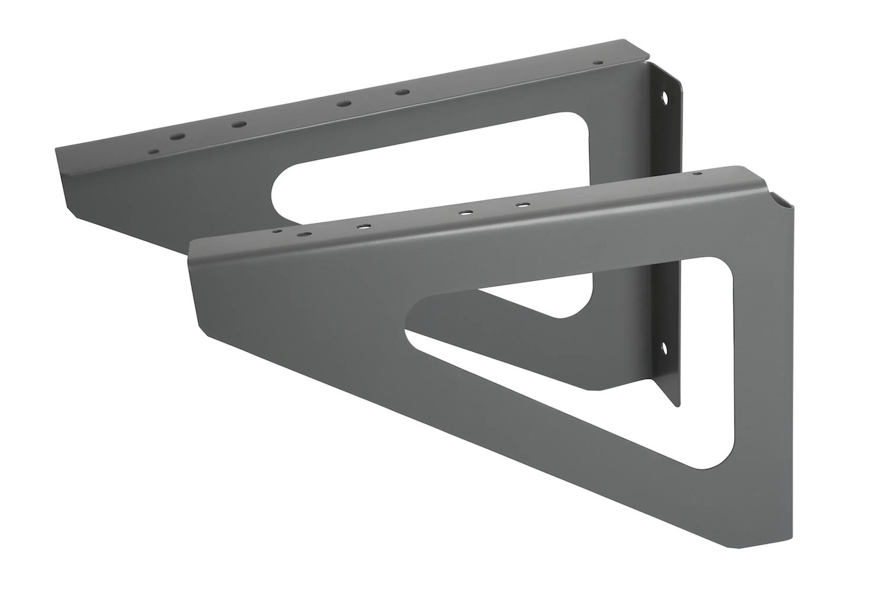 Kit de fixation - H.18 x l.25 x P.3 cm - gris