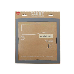 Kit de fixation - H.34 x l.32 x P.4 cm - gris