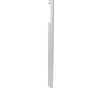 Pied boîte aux lettres - H.160 x l.9 x P.10 cm - blanc