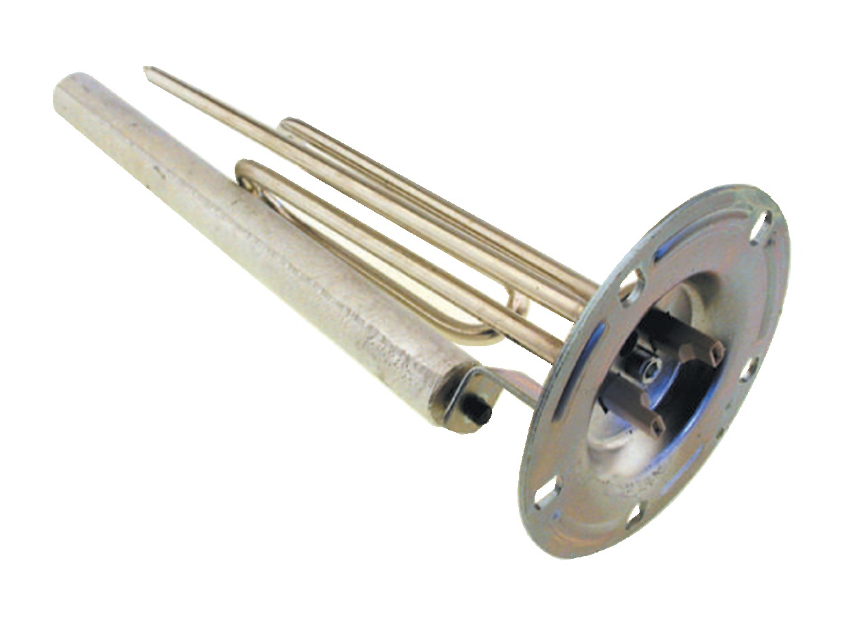 Résistance blindé bride 1500 W 5 trous + anode ARISTON 816095