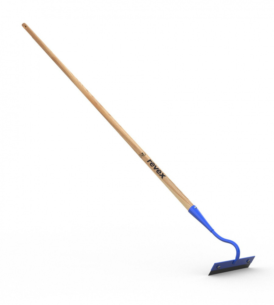Rasette acier, REVEX, manche bois, L.150 cm