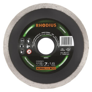 Disque de tronconnage diamant - ALPHALINE - DG50 - 115 X 7,0 X 1,6 X 22,23mm