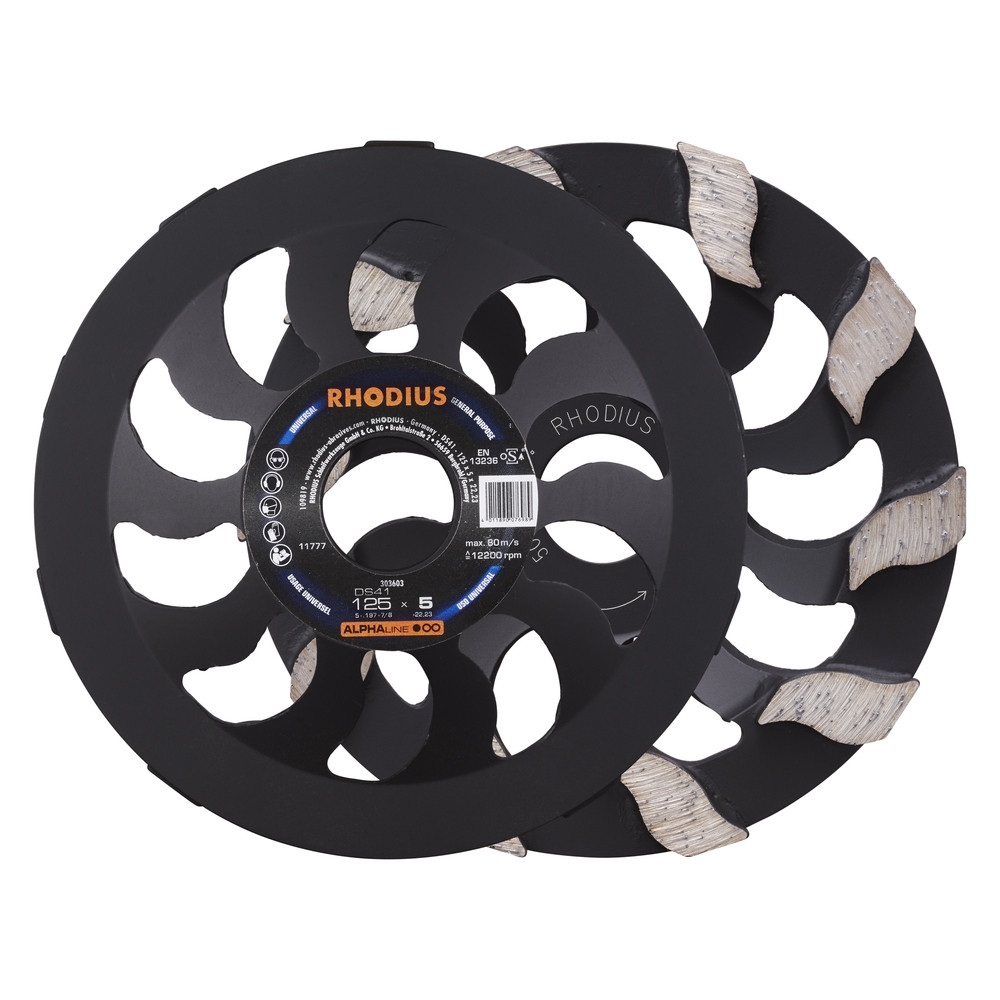 Disque de tronconnage diamant - ALPHALINE - DS41 - 125 X 5,0 X 7,0 X 22,23mm