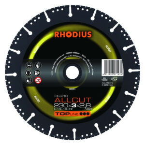 Disque de tronconnage diamant - TOPLINE - DG210 Allcut - 230 X 3,0 X 2,8 X 22,23mm
