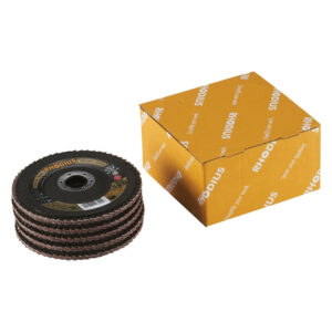 Pack de 5 - Disque à lamelles - TOPLINE - JUMBO SPEED PACK - 125 X 22,23mm - Grain 80