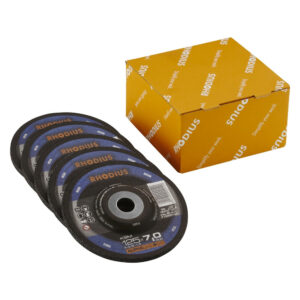 Pack de 5 - disques à lamelles - ALPHALINE - LSZF3 PACK - 125 X 22,23mm - Grains 40