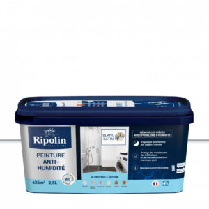Peinture antihumidité Rip etanch, RIPOLIN blanc 2.5 l