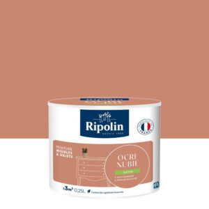 Peinture meuble et objet, RIPOLIN, ocre nubie 0.25l