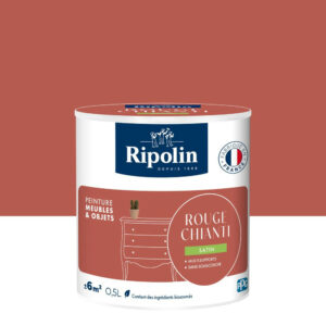 Peinture meuble et objet, RIPOLIN, rouge chianti 0.5l