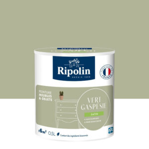 Peinture meuble et objet, RIPOLIN, vert gaspesie 0.5l