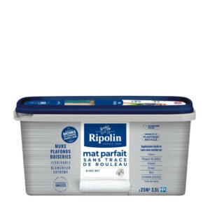 Peinture mur et plafond blanc mat RIPOLIN parfait 2.5l