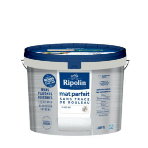 Peinture mur et plafond blanc mat RIPOLIN parfait 5l