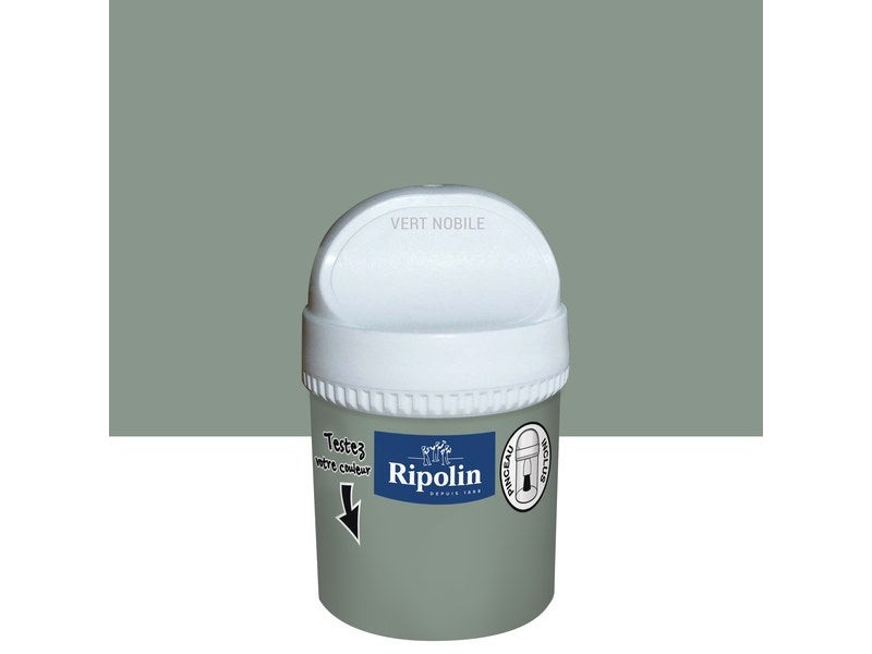 Testeur peinture vert nobile satiné intérieur RIPOLIN 75 ml