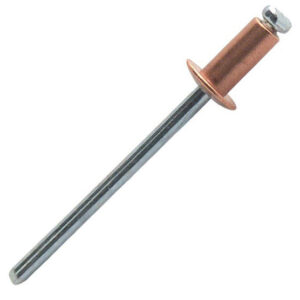 Rivet cuivre/acier 4,0 x 8 mm Sbox 400 pièces SCELL IT CCD4008