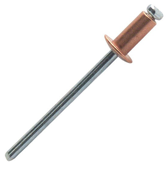 Rivet cuivre/acier 4,0 x 8 mm Sbox 400 pièces SCELL IT CCD4008