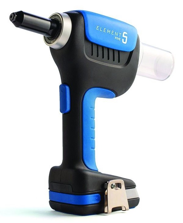 Riveteuse 18 V pour rivets aveugles D 2,5 - 5 mm + 2 batteries 2 Ah + chargeur + coffret SCELL-IT E-5-2XBAT