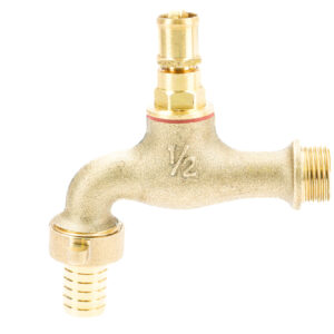 Robinet arrosage à tête cache entrée M1/2 bec 3/4 GARIS R3913CE