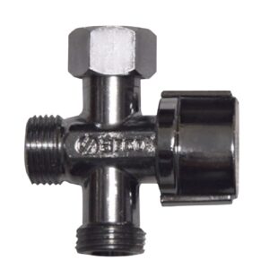 Robinet d'arrêt droit 3 voies pour WC 12/17 WIRQUIN 60720909