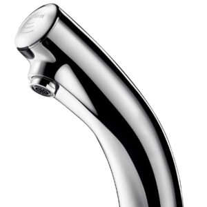 Robinet de lavabo automatique sur vasque TEMPOMATIC 3 pile intégrée DELABIE 442006