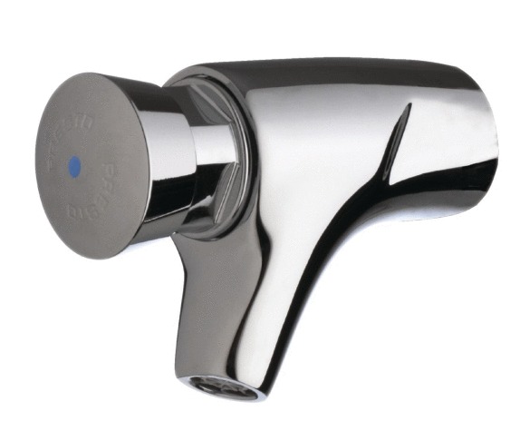 Robinet de lavabo mural simple 504 temporisé PRESTO 63000