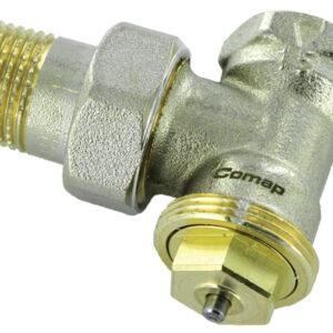 Robinet de radiateur thermostatique équerre 3/8'' COMAP R808603