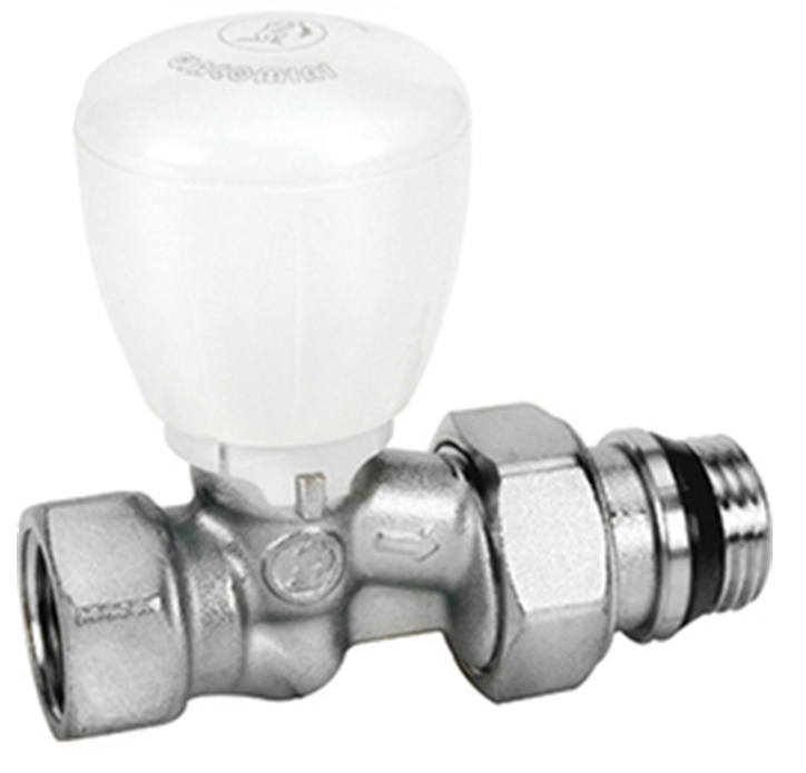 Robinet de radiateur thermostatisable R422TG Droit 1'' GIACOMINI R422X035