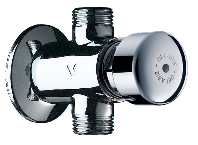 Robinet d'urinoir temporisé droit TEMPOSTOP MM 1/2'' DELABIE 777000