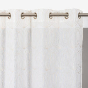 Voilage tamisant, Nymphea, beige H.240 x l.140 cm