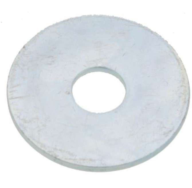 Rondelle plateextra large acier zingué blanc NFE 25513 14X45X25 BTE100 ULTIMA AFBLLU14