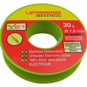 Bobine étain électronique 1 mm, 30 g. ROTHENBERGER