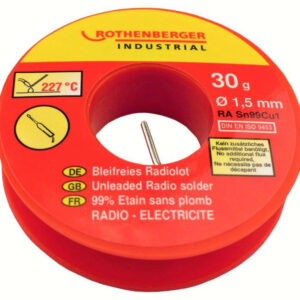 Bobine étain radio 1,5 mm, 30 g. ROTHENBERGER
