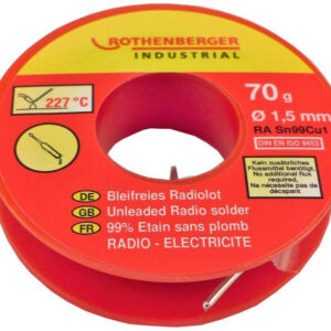 Bobine étain radio 1,5 mm 70 g. ROTHENBERGER