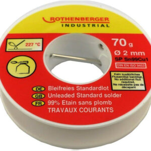 Bobine étain standard 2mm, 70 g. ROTHENBERGER