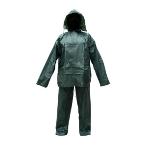 Ensemble de pluie souple - Veste et Pantalon AVERSE vert XXL