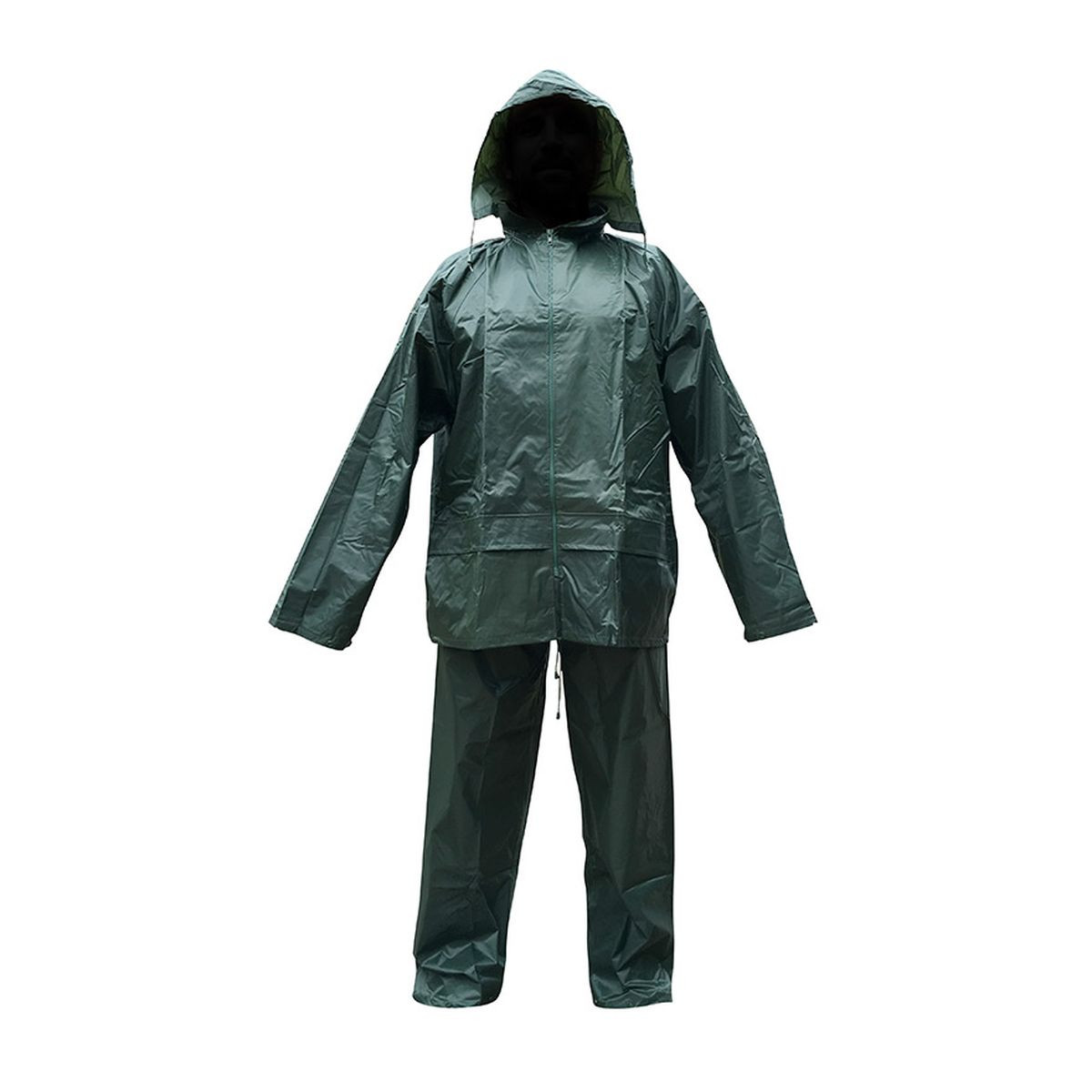 Ensemble de pluie souple - Veste et Pantalon AVERSE vert XXL