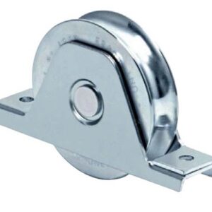 Roue 2 roulements à support intérieur à gorge V 120 mm COMUNELLO 336V-120