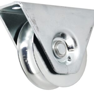 Roue à support externe diamètre 80 mm gorge 15 mm FRATELLI COMUNELLO 327-80