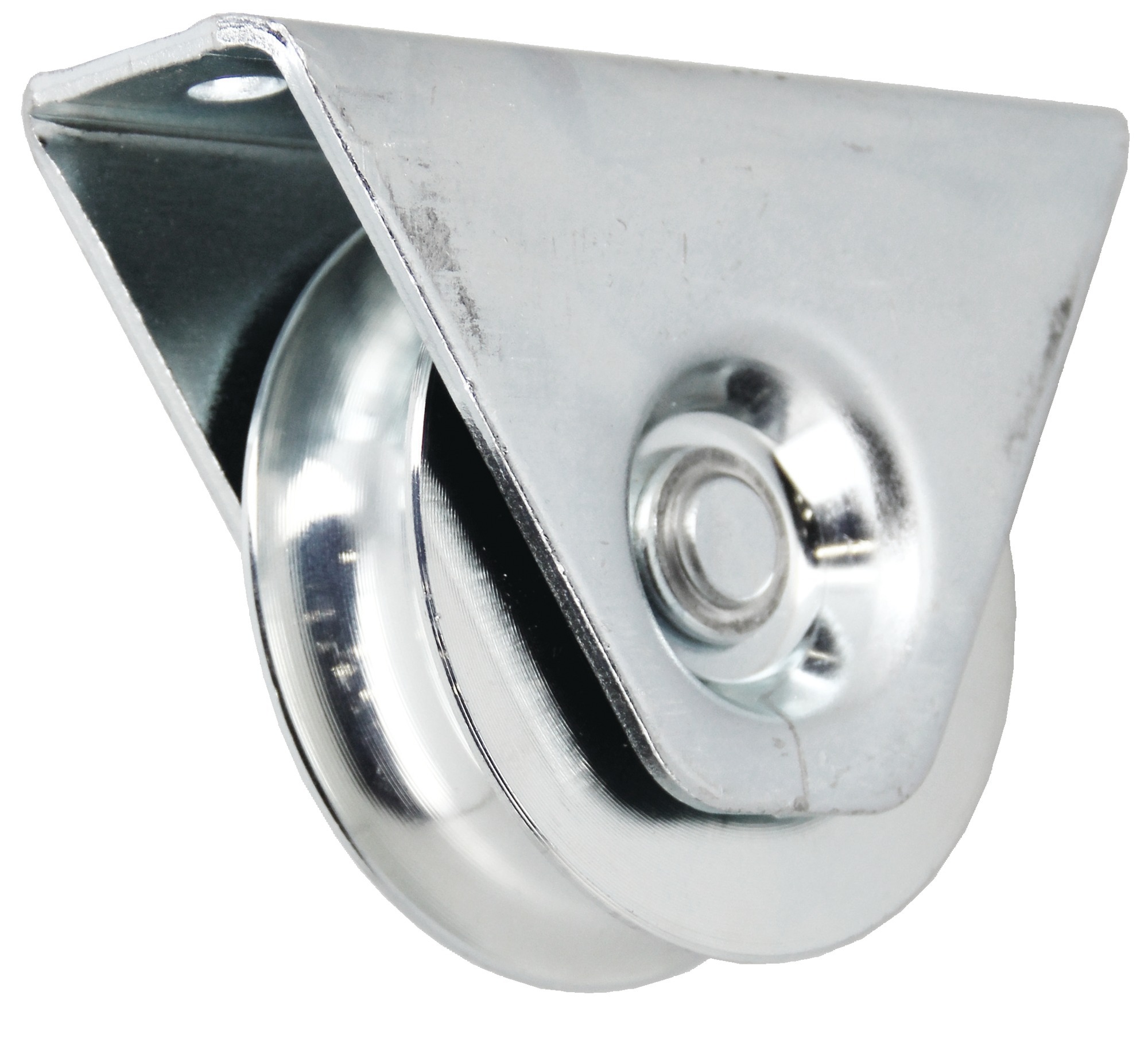 Roue à support externe diamètre 80 mm gorge 15 mm FRATELLI COMUNELLO 327-80
