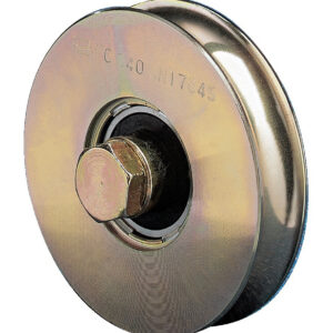 Roue gorge ronde 1 roulement 120 mm R20 COMUNELLO 310-120