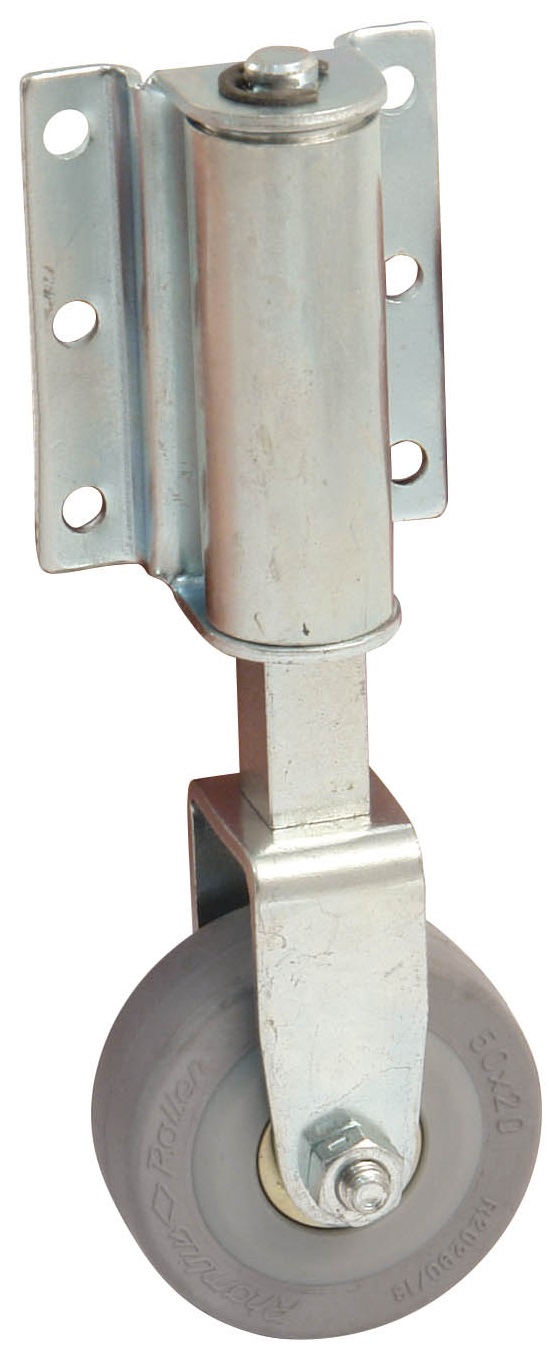 Roulette fixe à ressort diamètre 50 mm gris AVL 718521A