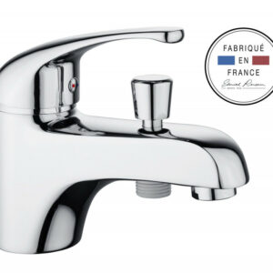 Mitigeur monotrou de baignoire chrome, EDOUARD ROUSSEAU Fira